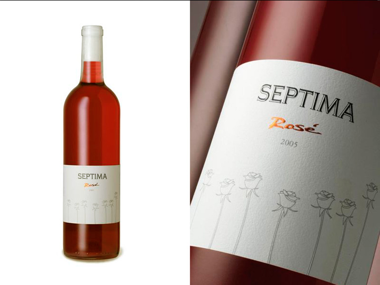 BODEGA SÉPTIMA (Argentina) / "SÉPTIMA" Rosé / Branding & Packaging Design